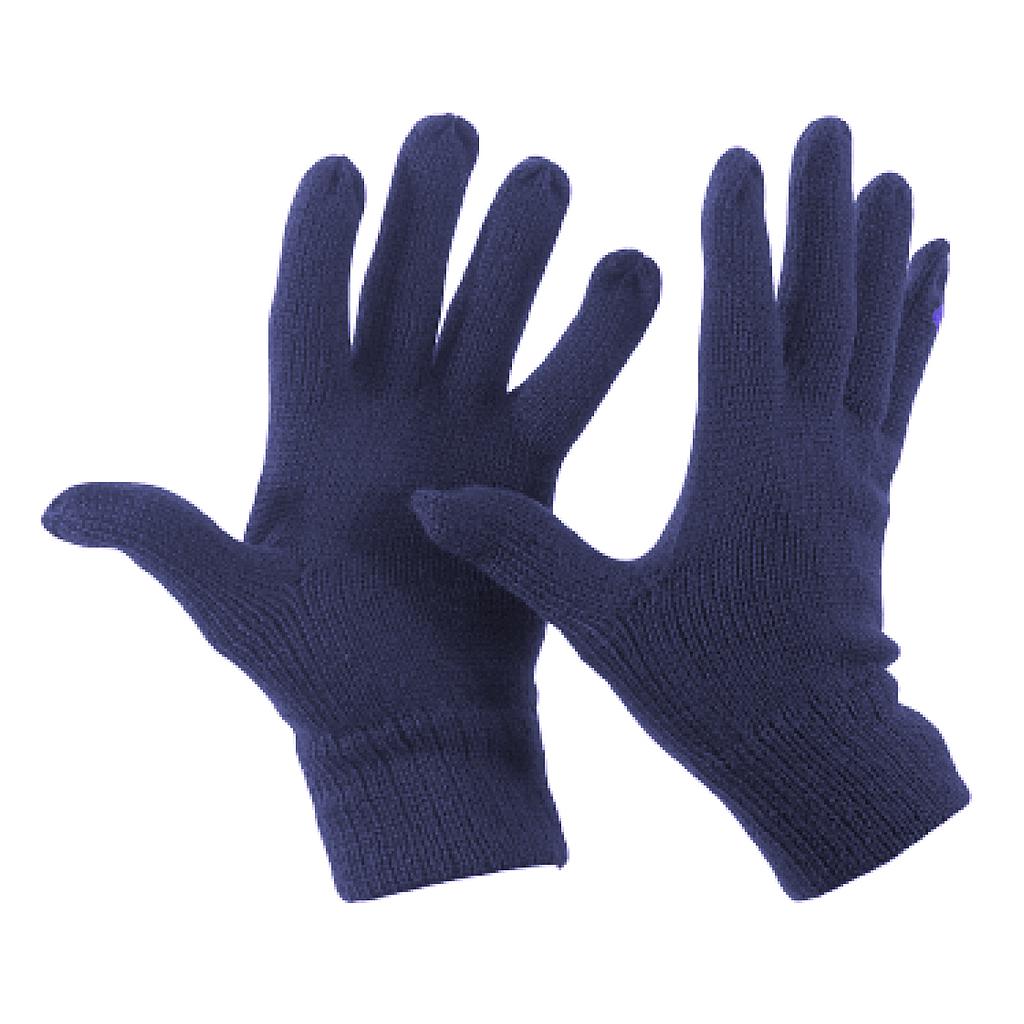 Wool Knit Glove Navy