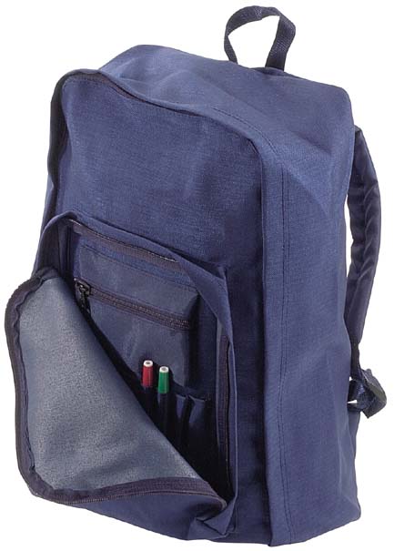 Cordura Tear Drop Backpack  with Organiser Blue
