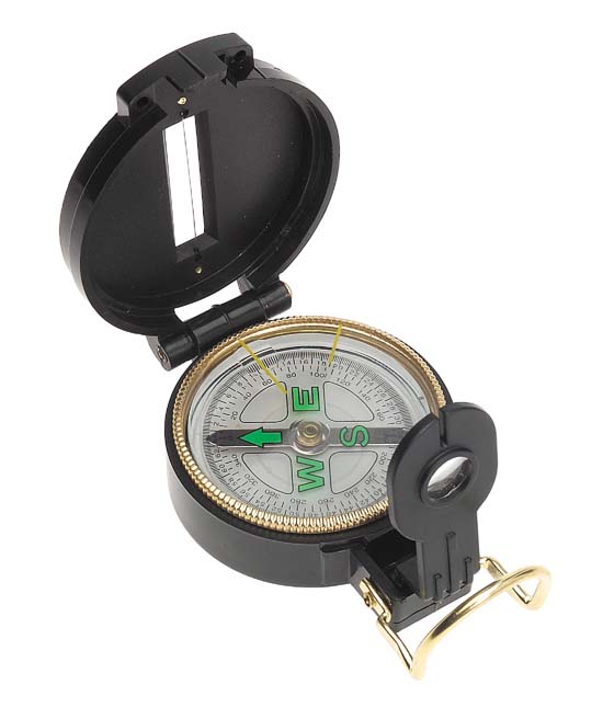 Scout Compass Black Plastic Case