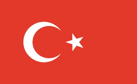Turkey Flag 5' X 3'