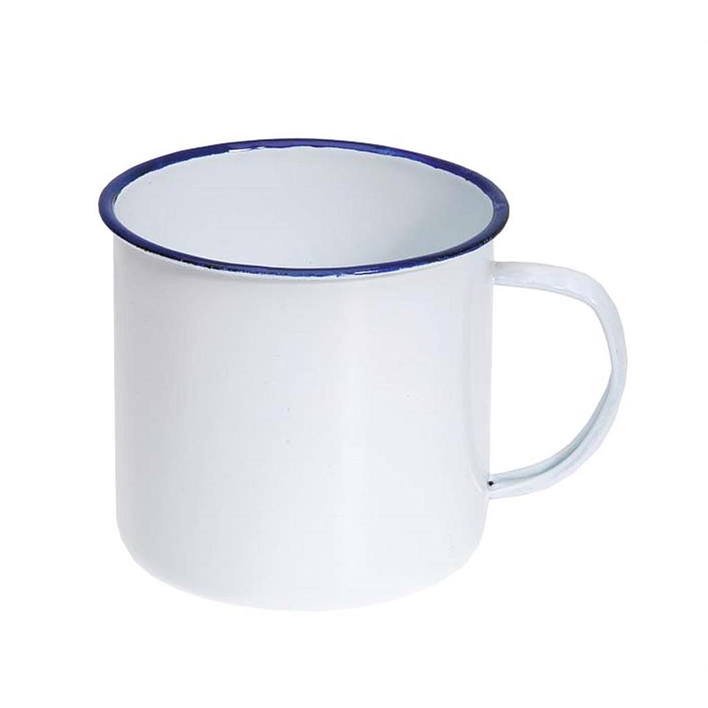 9 cm Enamel Mug White