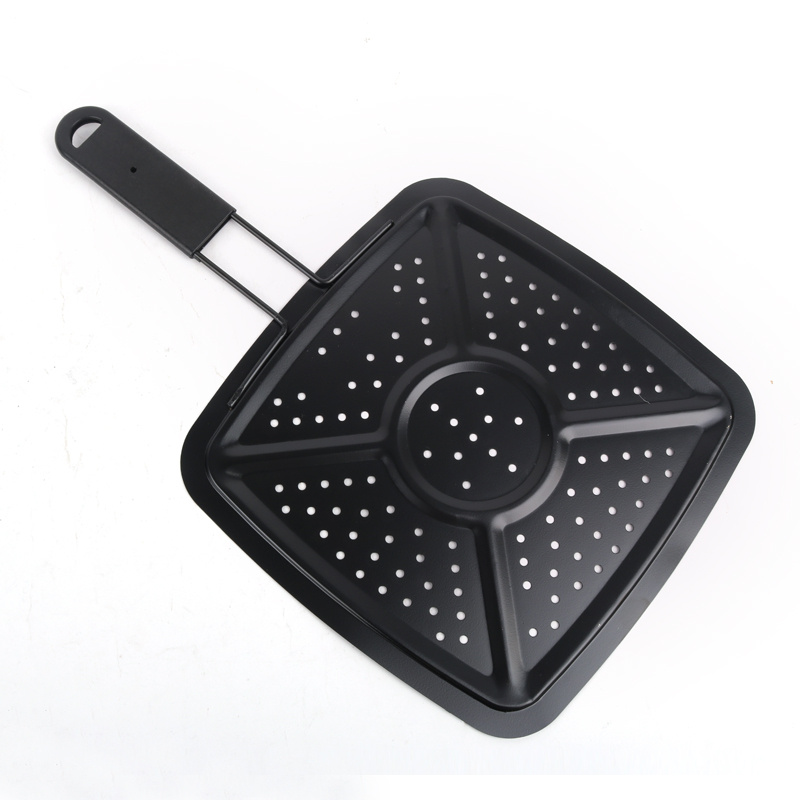 Black Simmer Toaster Heat Diffuser 195x195mm with Handle