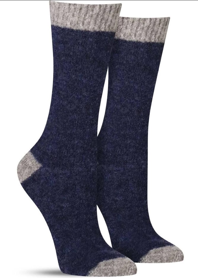Extra Thick Mens Terry Lined Socks 10% Wool 10-13 3-Pack